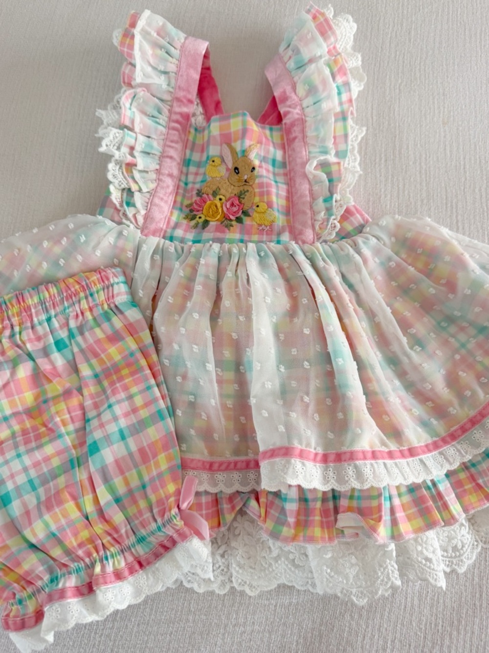 Liv & Stella bunny tunic & bloomers.